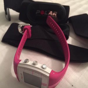 Polar FT4 watch with chest strap